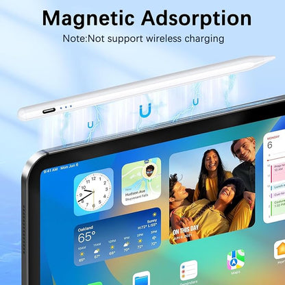 【2Pack】 Stylus Pencil for iPad 2018-2025 A16 11/10/9/8/7/6, iPad mini A17 - Image 7