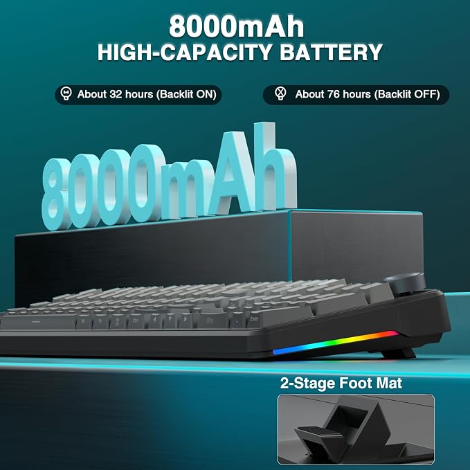AULA F108 PRO - Wireless Mechanical Keyboard - Image 6