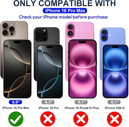 Screen Protector for iPhone 16 Pro Max Blue Light Block, Military-Grade - Image 2