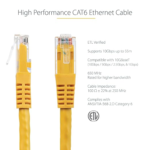 StarTech 7ft CAT6 Ethernet Cable - Image 2