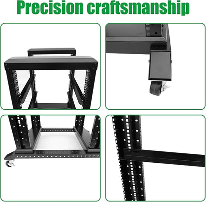 27U Server Rack/4-Post 19in Network Rack/Open Frame Rack - Image 4