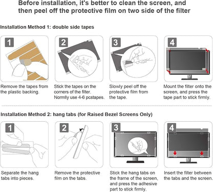 23.8 inch Computer Privacy Screen Filter - Image 7