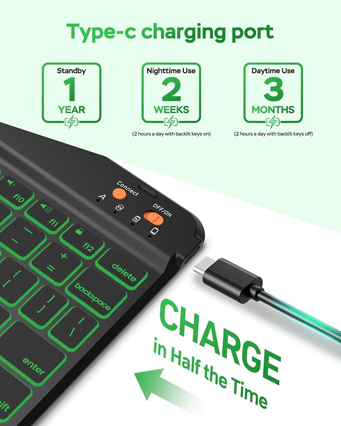 Keyboard Case for iPad 9th 8th 7th Generation 10.2" - Image 5