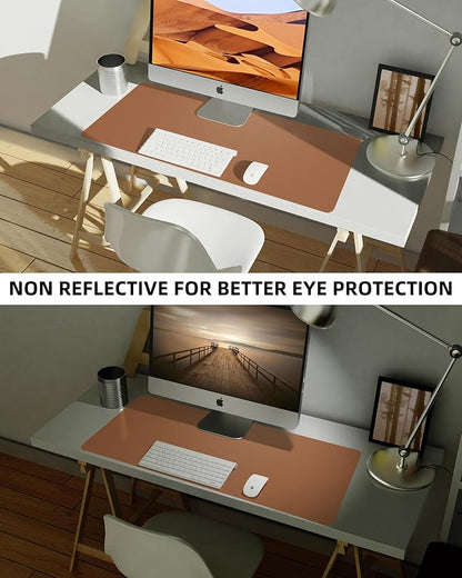 Non-Slip Desk Pad, Mouse Pad, Waterproof PU Leather Desk Protector, Ultra Thin - Image 6