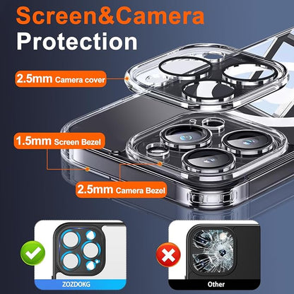 Magnetic for iPhone 16 Pro Max Case Clear - Image 6