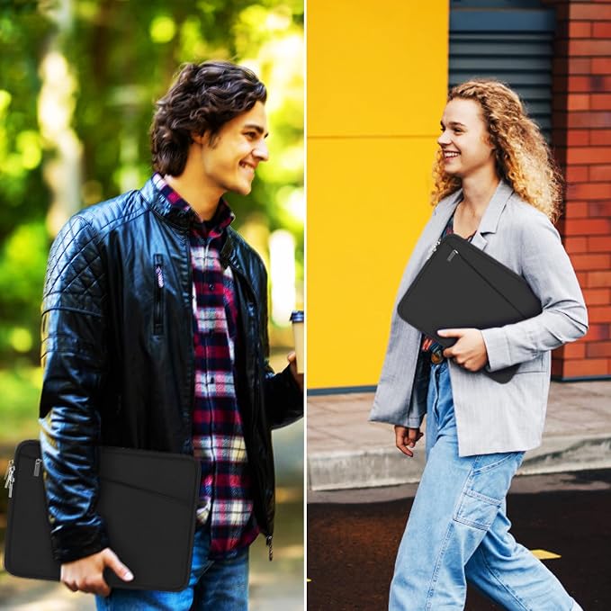 15.6 inch Laptop Case, Durable Computer Carrying Bag Protective Case Briefcase - Image 7