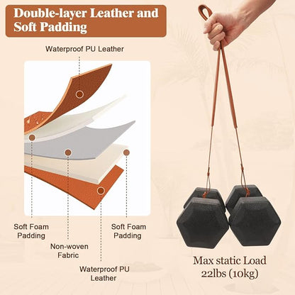 1.8”Wide Camera Strap, Fashionable PU Leather Camera Strap - Image 4
