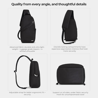 Travelon Anti-Theft Classic Sling Bag - Image 6