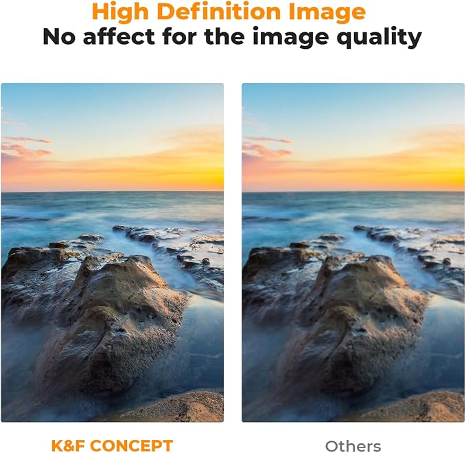 K&F CONCEPT 55mm Magnetic CPL+ND8+ND64+Magnetic Basic Ring+Lens Cap Camera Lens - Image 6