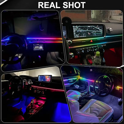 Dreamcolor Acrylic Interior Car LED Strip Lights, 10 in 1 Ambient Lighting Kit - Image 7