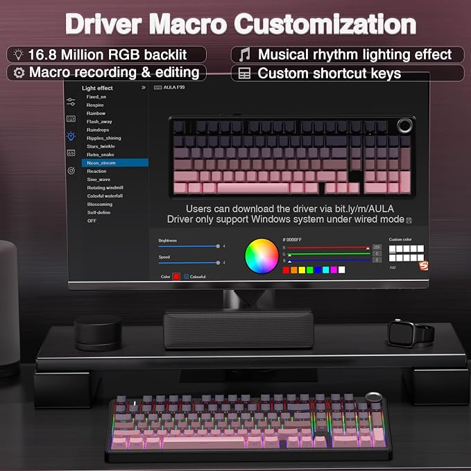 AULA F99 Pro Wireless Mechanical Keyboard - Image 8