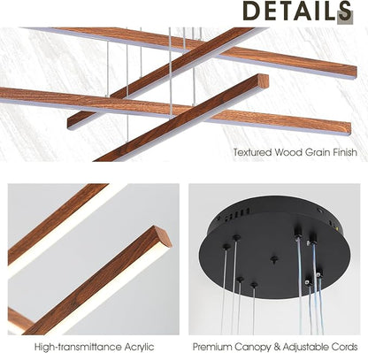 Modern Linear Pendant Light - Image 7