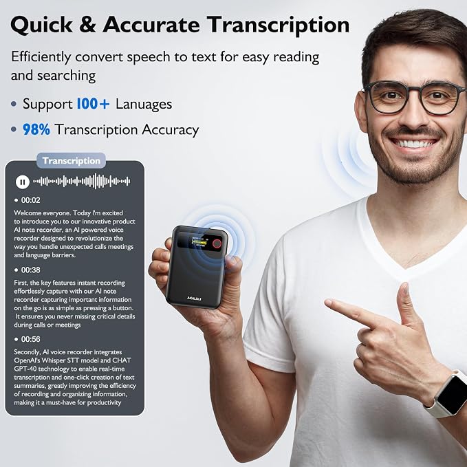 AI Voice Recorder with Transcribe Summarize: Note Voice Recorder with APP - Image 3