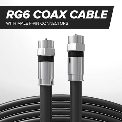 THE CIMPLE CO - RG6 Coaxial Cable 2 FT - RG6 Coax Cable - Image 2