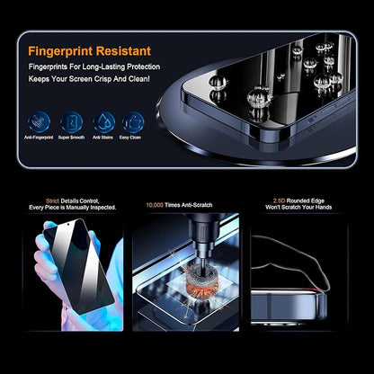 OneFish Screen Protector for iphone 11 Pro/X/Xs, 9H Hardness Glass Scratch - Image 7