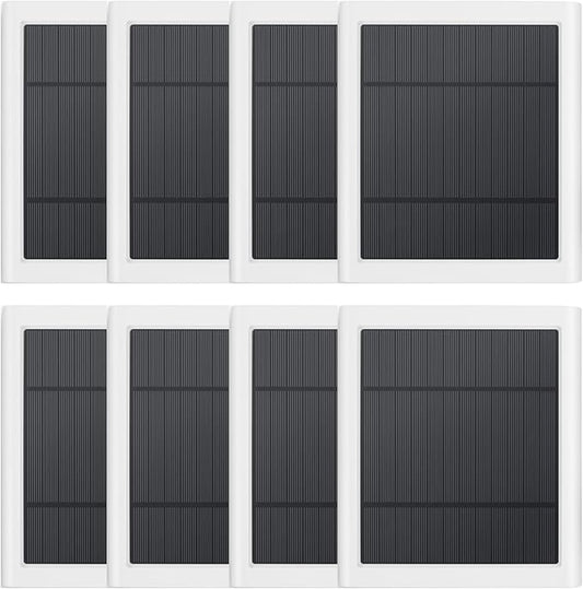8 Pack IP65 Solar Panel for Rings Camera, 4W Solar Charger Compatible by Paodekua
