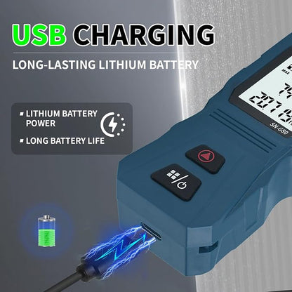 Mini Green Laser Distance Meter 262Ft – Rechargeable Digital Measuring Tool - Image 4