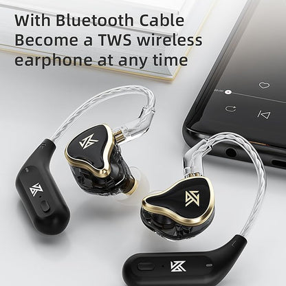 CCA KZ ZAS in Ear Monitor Headphones 16 Units 7BA 1DD Hybrid Drivers HiFi IEM - Image 8