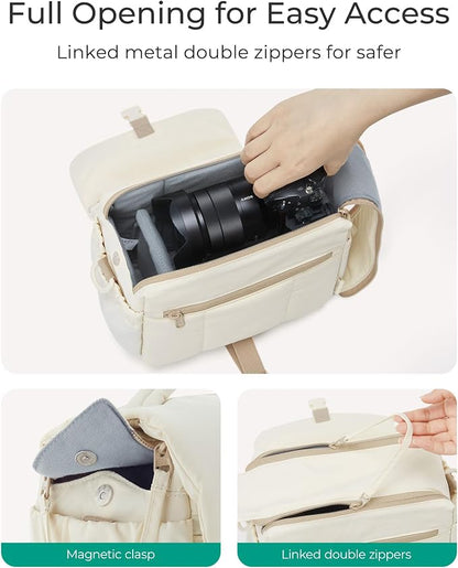 BAGSMART Small Camera Bag, DSLR Camera Case - Image 4