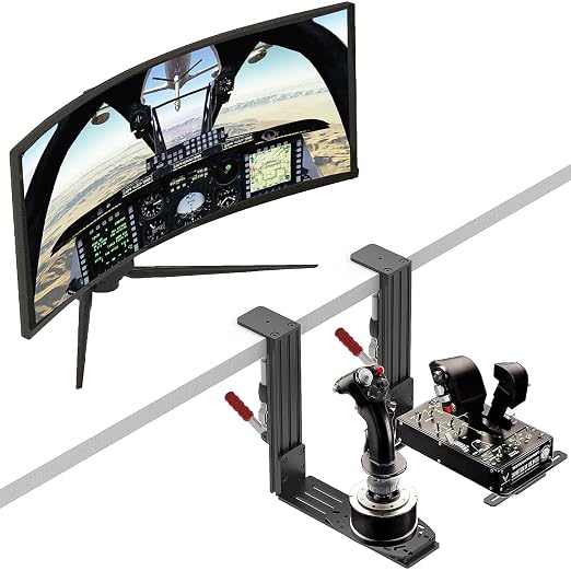 Flight Sim Hotas Desk Mount Compatible - Image 6