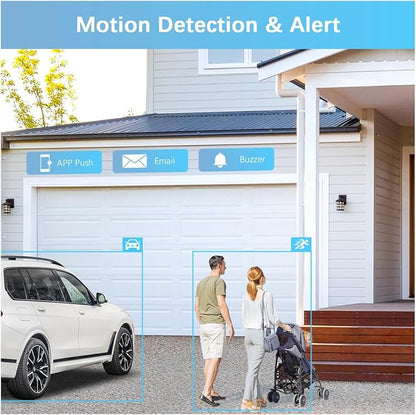 【130° Wide-Angle & 2-Way Audio】 Outdoor Wireless Security Camera System - Image 7