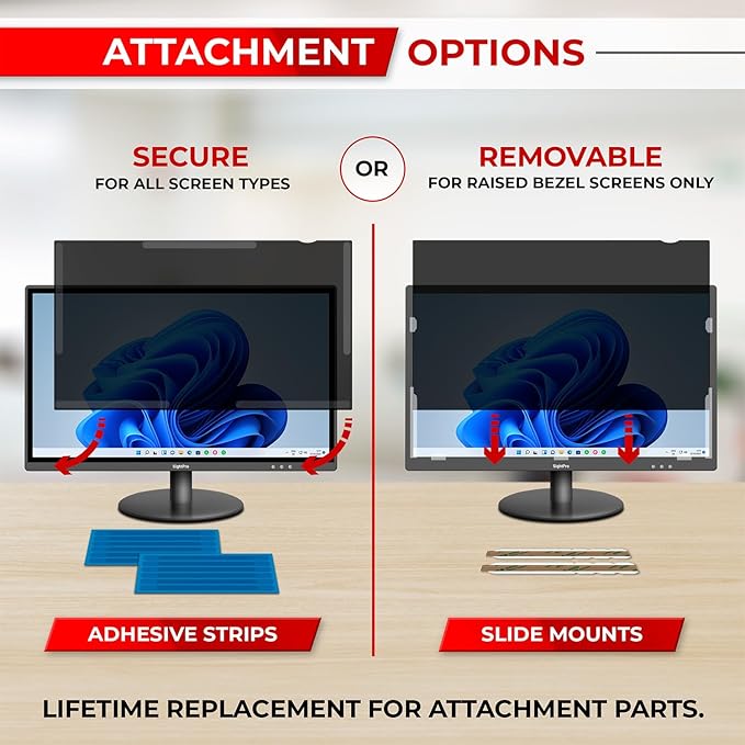 20 Inch 16:9 Computer Privacy Screen Filter - Image 4