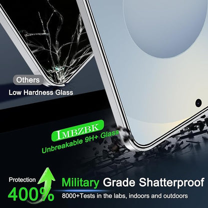 IMBZBK 3 Pack Screen Protector for Samsung Galaxy S25 Plus Accessories - Image 3