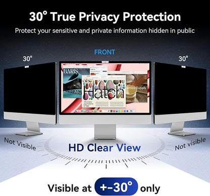 Privacy Screen for iMac 27 Inch Studio Display Desktop Computer Monitor - Image 3