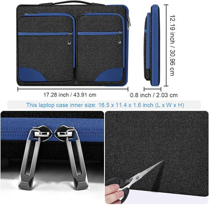 Hseok Ultra-Slim Laptop Case 17 17.3 inches Sleeve Protective PC Briefcase - Image 2