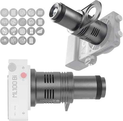 CX100 Mini Optical Snoot Gobos Accessories by DFDIGITALFOTO-DIFESURO