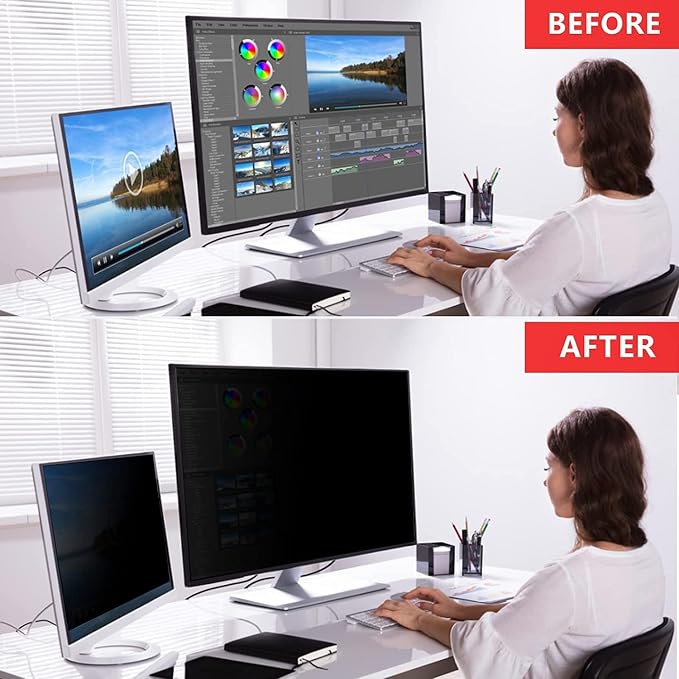 Easges 21.5 Inch Computer Privacy Screen Filter - Image 5