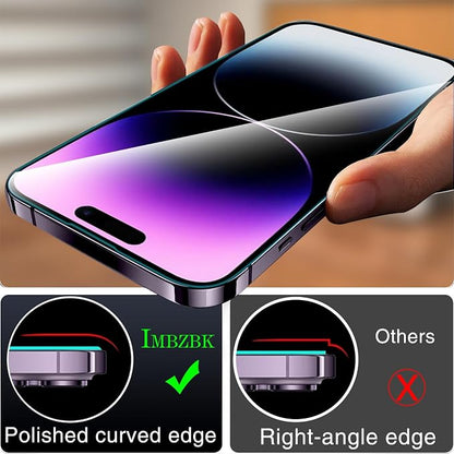 IMBZBK 3 Pack Screen Protector for iPhone 14 Pro Max Accessories, Case Friendly - Image 7