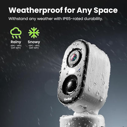 Kiwibit Solar Security Cameras Wireless Outdoor, 2K Magnetic Installation - Image 8