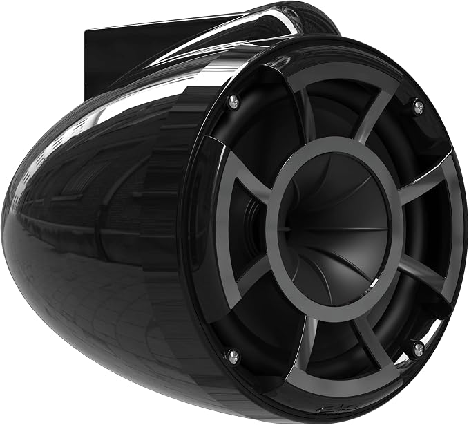 wet sounds Rev 8 Black V2 Revolution Series 8" Black Tower Speakers w/Swivel - Image 6