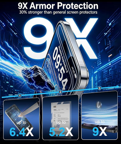 2 Pack for iPhone 17 Pro Max Privacy Screen Protector 6.9 inch, Full Coverage - Image 4