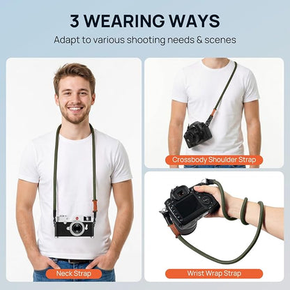 MoKo Camera Strap, 100cm Neck & Shoulder Rope Camera Straps - Image 2