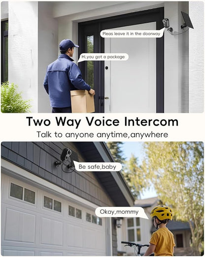 ZUMIMALL Solar Security Cameras Wireless Outdoor, 2K Outdoor Camera Wireless - Image 6