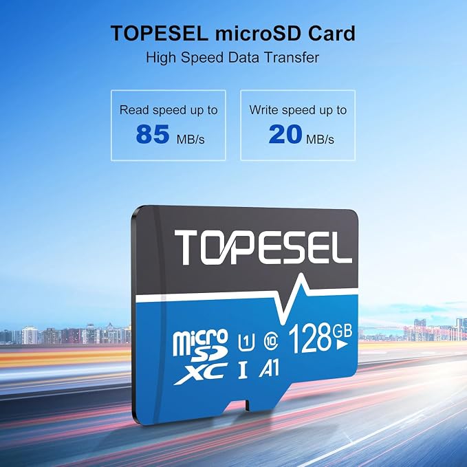 TOPESEL 128GB Micro SD Card 2 Pack Memory Cards UHS-I TF Card Class 10 - Image 2