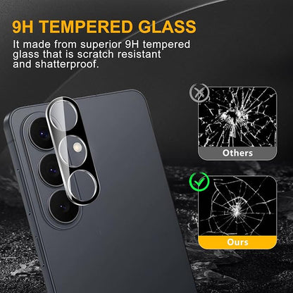 3 Pack Camera Lens Protector for Samsung Galaxy S26/S26 Plus/S26+, Tempered - Image 7