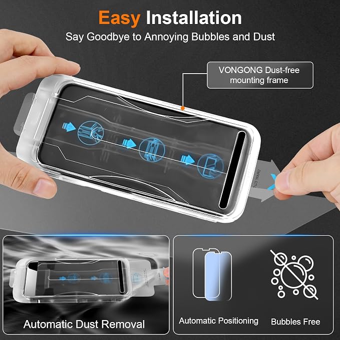2 Pack Screen Protector for iPhone 16 Plus, Durable and Drop-Proof - Image 2
