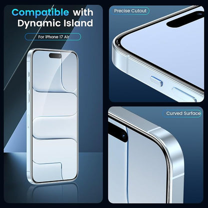 Fotbor Compatible for 3 Pack iPhone Air Screen Protector - Image 6
