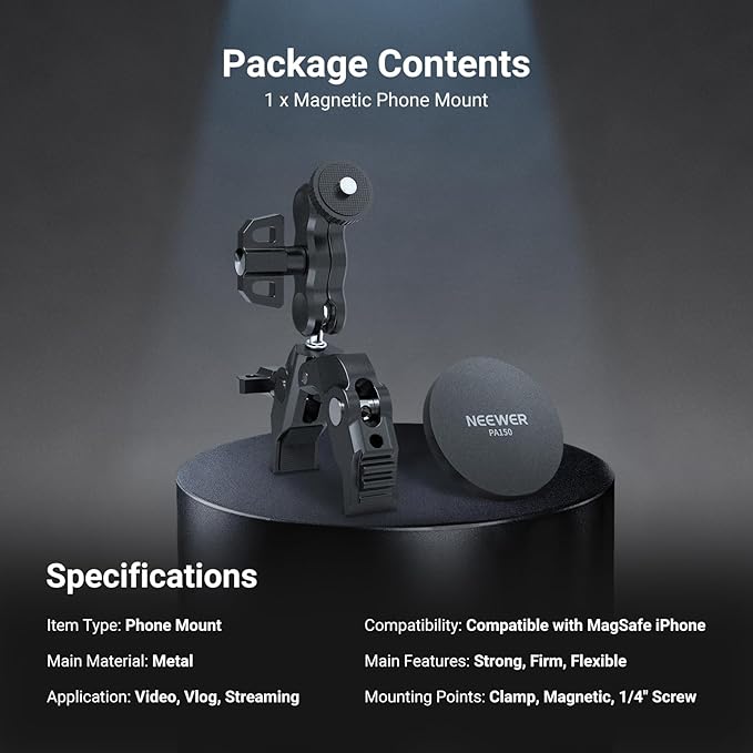 NEEWER Magnetic Mobile Phone Holder - Image 7