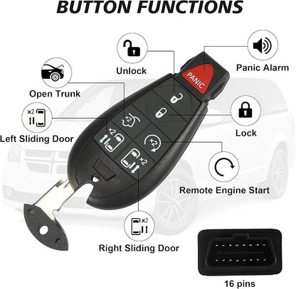 Key Fob Replacement, Keyless Entry Remote Kit - Image 6