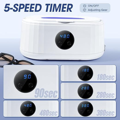 Ultrasonic Jewelry Cleaner, 49Khz Ultrasonic Cleaner Machine - Image 4