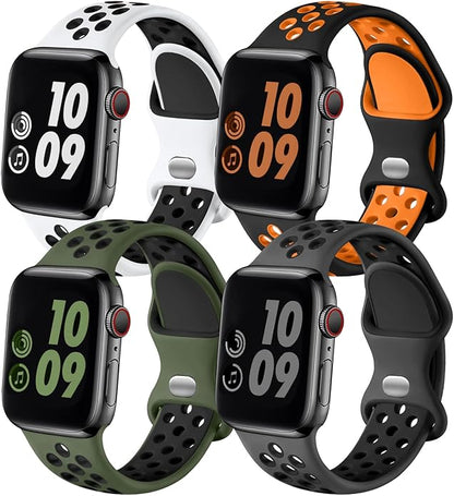 Adorve 4 Pack Sport Bands Compatible by Adorve