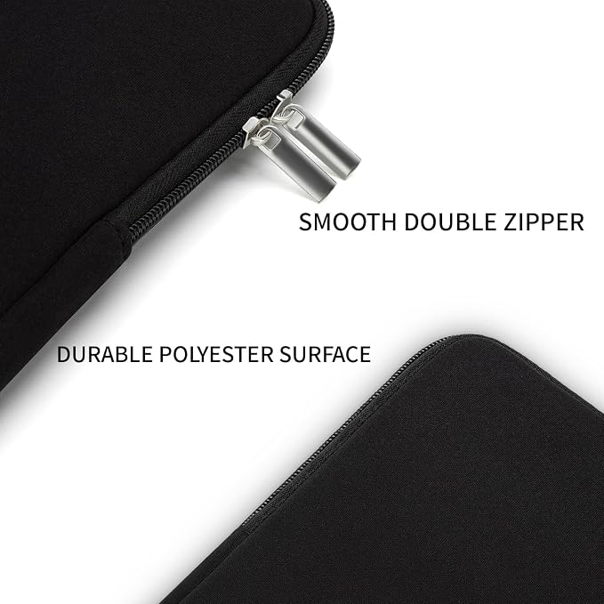 RAINYEAR 16 Inch Laptop Sleeve Protective Soft Case Padded Zipper Cover - Image 3