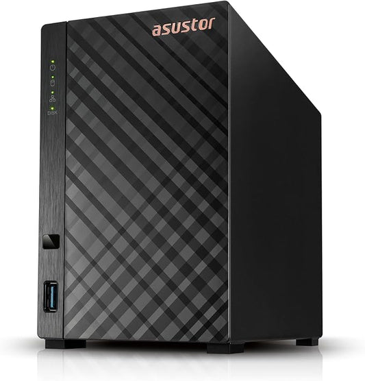 Asustor Drivestor 2 Lite AS1102TL, 2 Bay NAS, 1.7GHz Quad Core, 1GbE Port by Asustor
