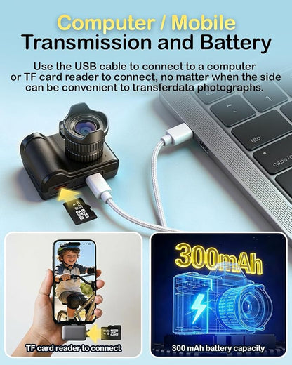 Mini Digital Camera, 1080P Portable Camera - Image 5