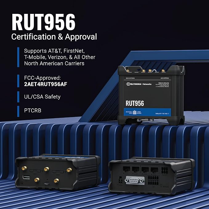 Teltonika RUT956 Industrial Cellular WiFi Router - 4G LTE - Image 6