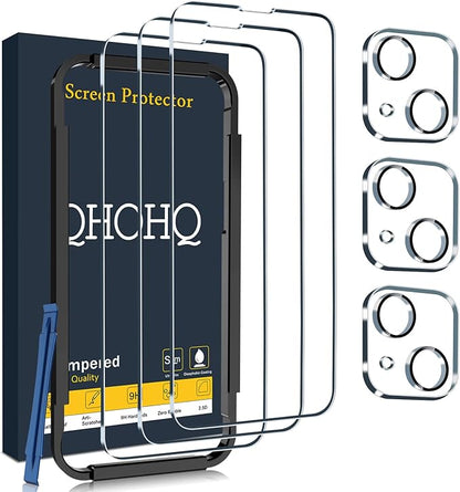 QHOHQ 3 Pack Screen Protector for iPhone 14 / iPhone 13 by QHOHQ